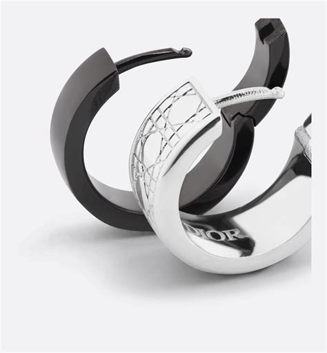 dior secret cannage earrings price|Cannage Earrings Silver and Ruthenium.